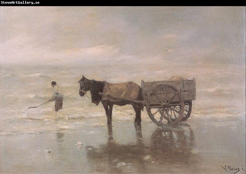 Mauve, Anton Gathering Seaweed